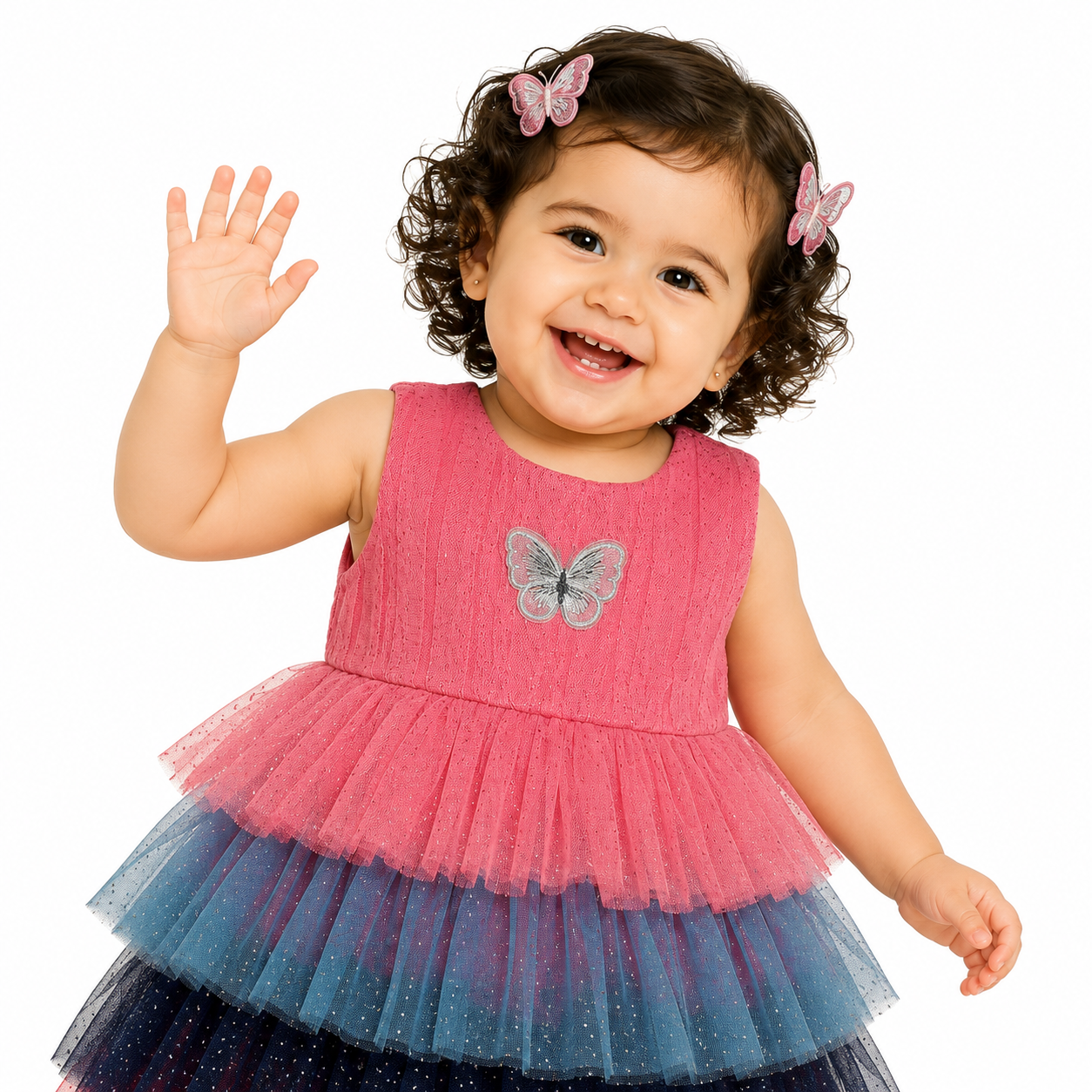 Girls Multicolor Pack Of 1 Dress