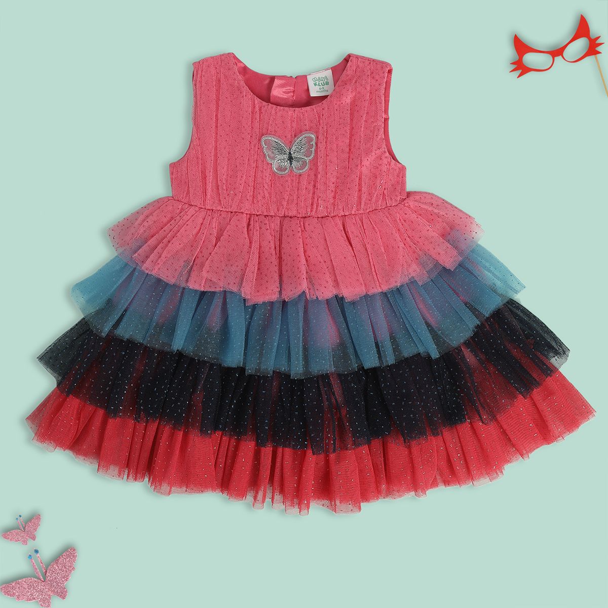 Girls Multicolor Pack Of 1 Dress