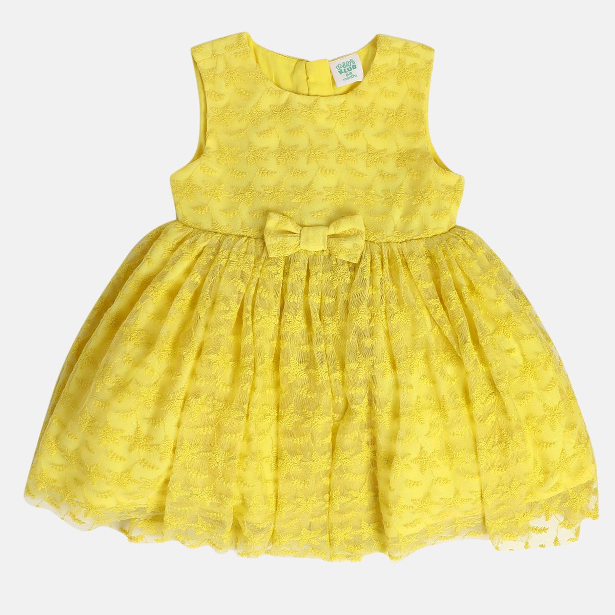 Girls Mustard Pack Of 1 Dress