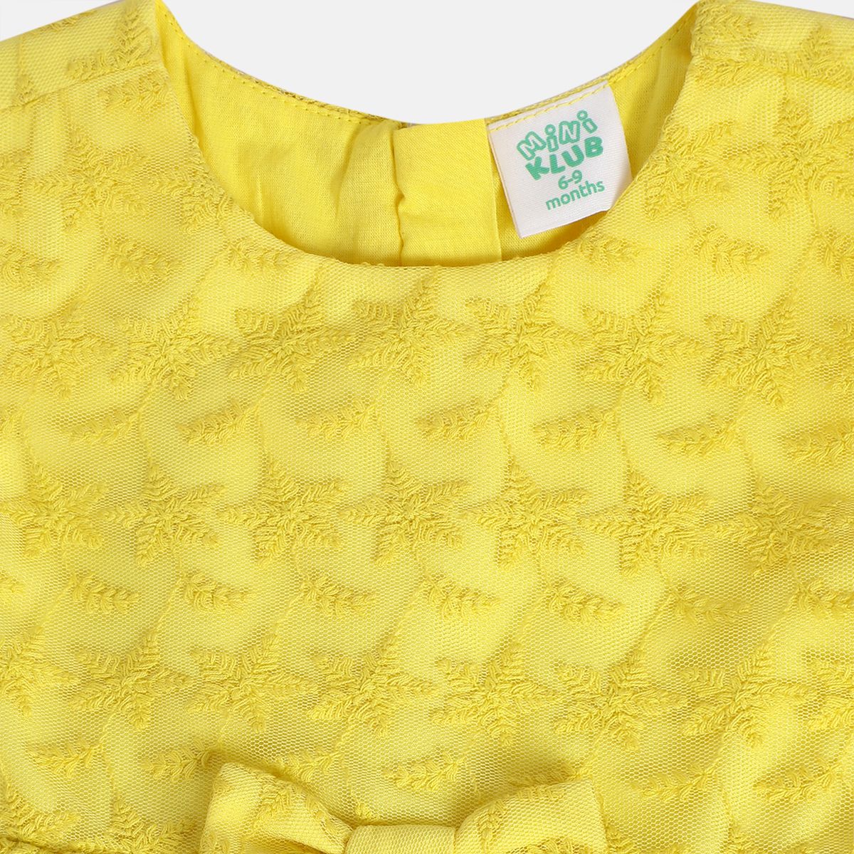 Girls Mustard Pack Of 1 Dress