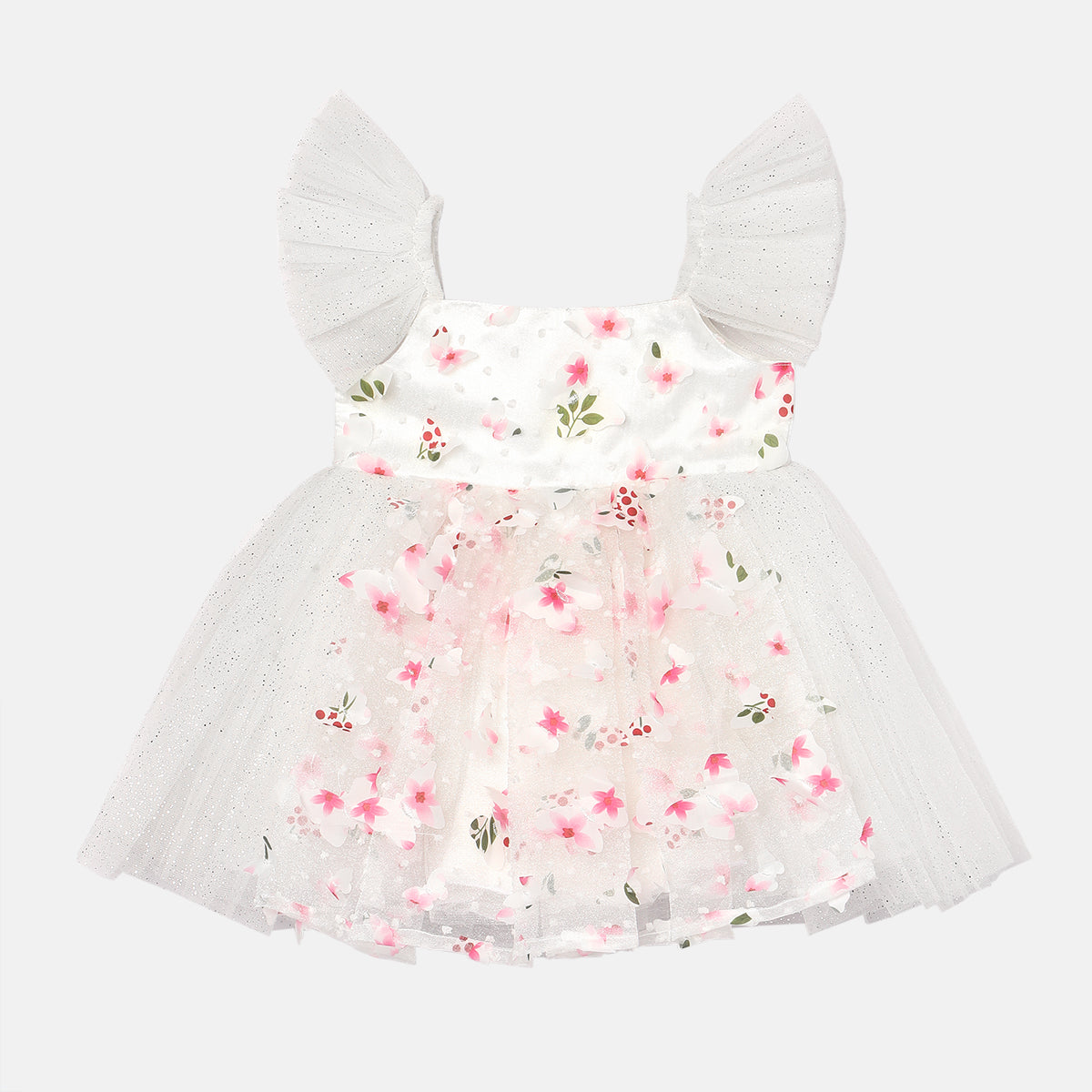 Girls Cream Dress