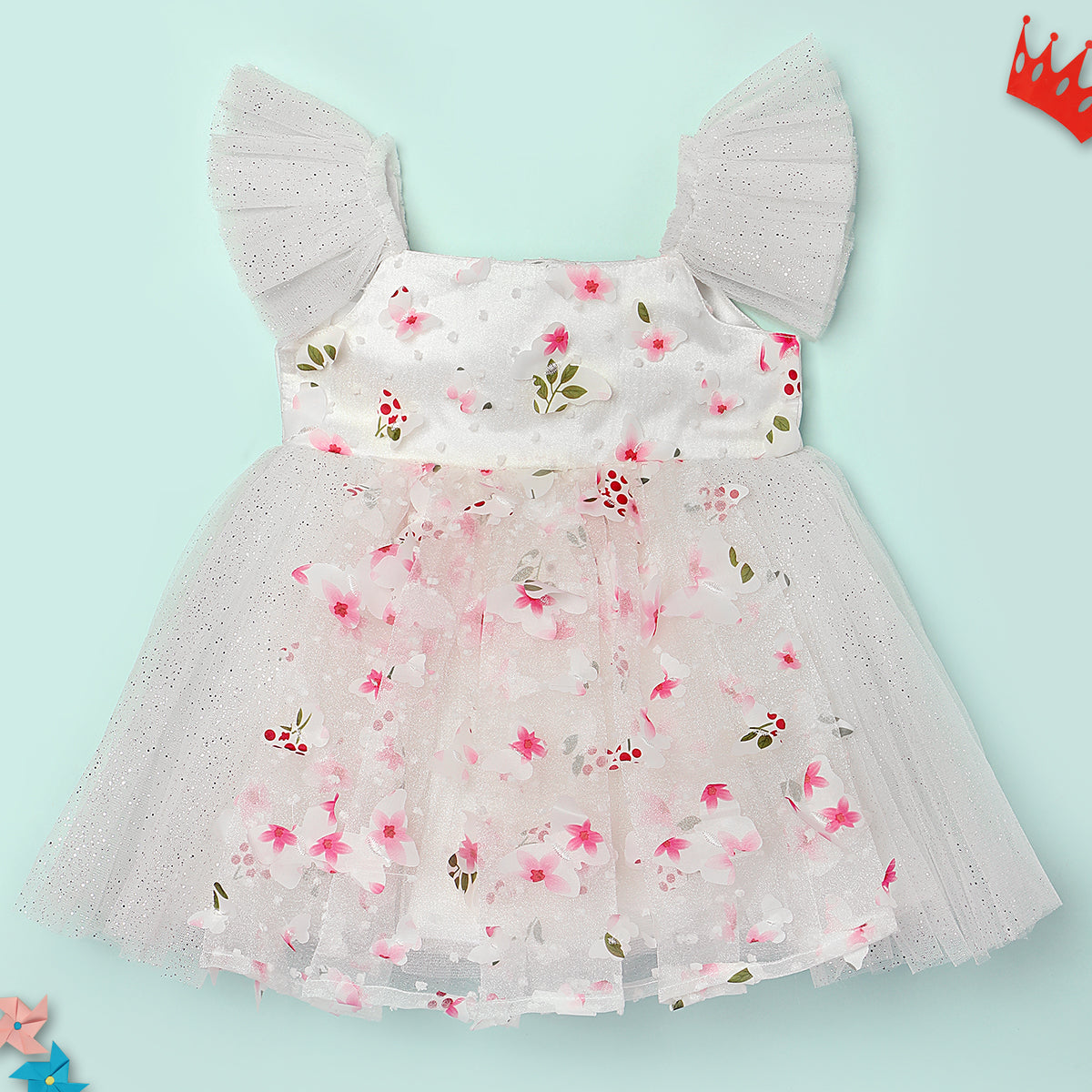 Girls Cream Dress