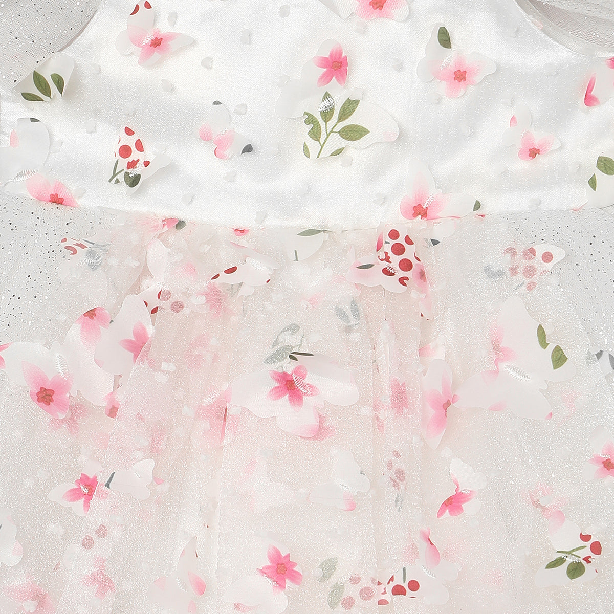 Girls Cream Dress