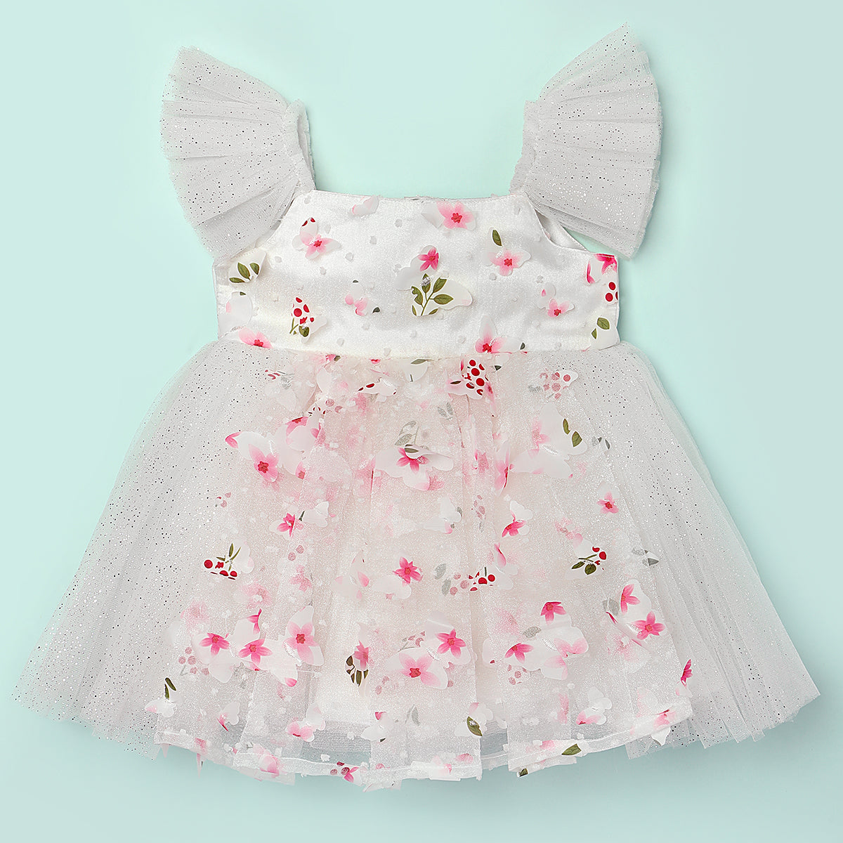 Girls Cream Dress