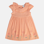 Girls Peach Dress