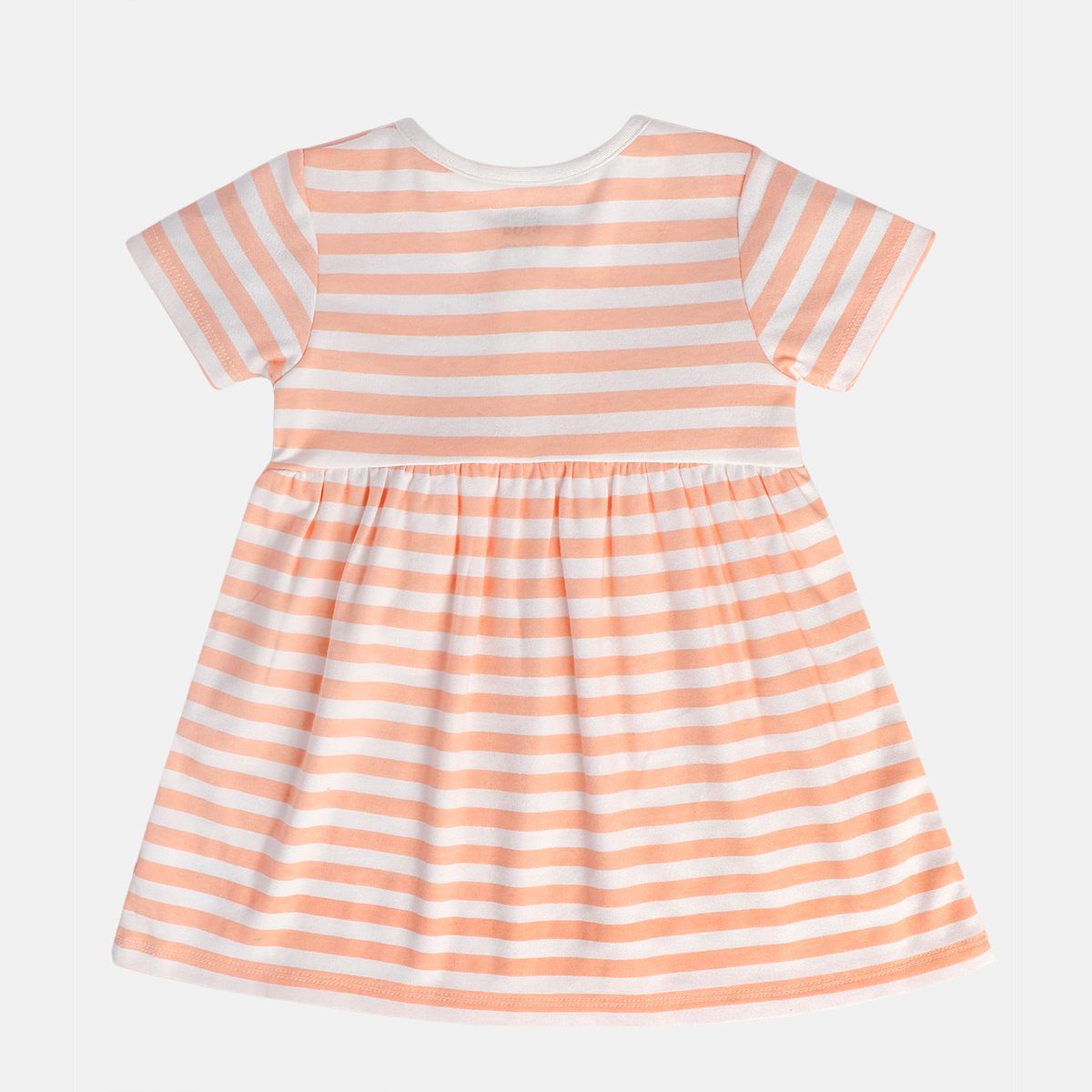 Girls Peach/White Dress