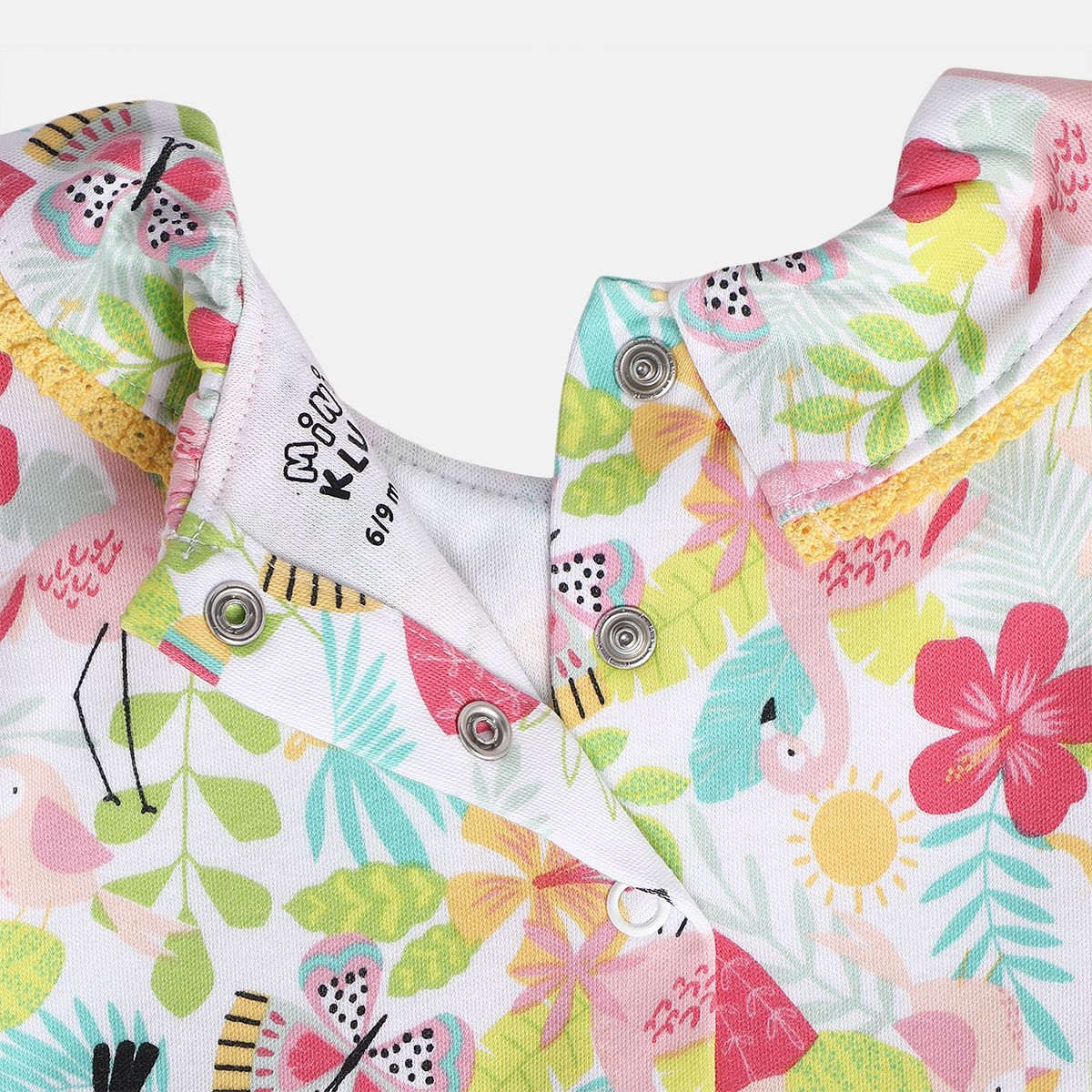 Girls Yellow/White Dress