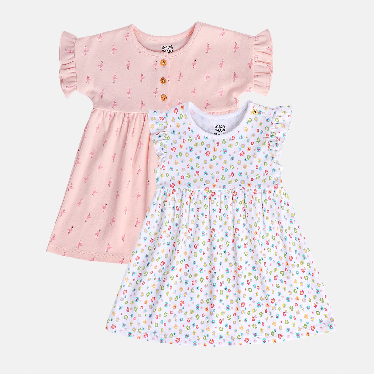 Girls Pink/White Dress