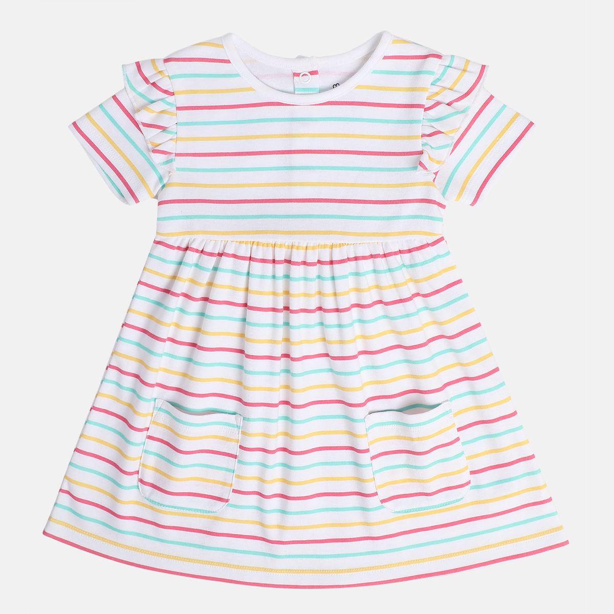 Girls White/Yellow Dress