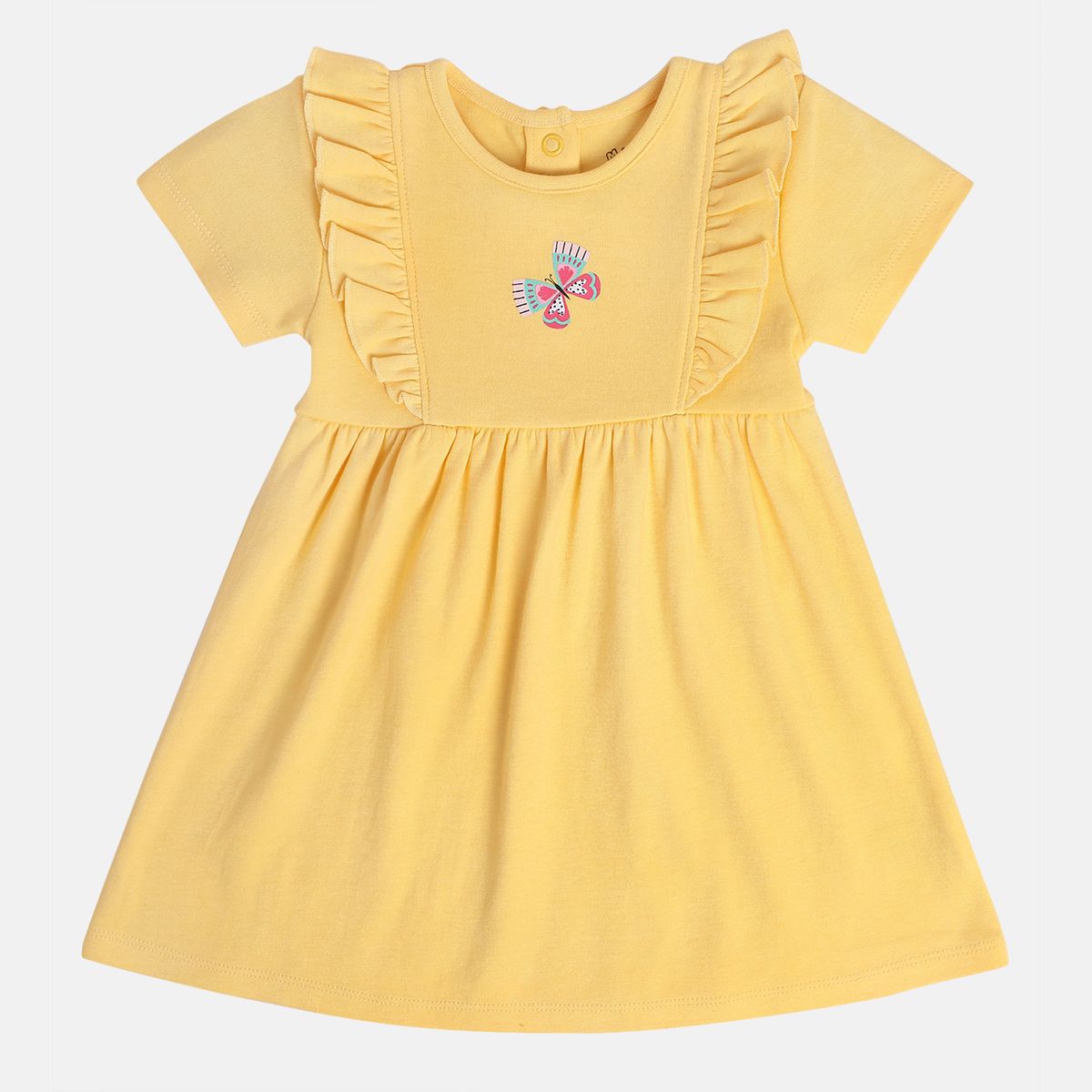Girls White/Yellow Dress