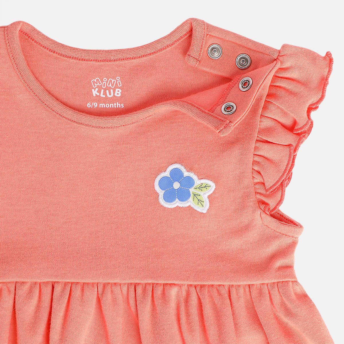 Girls Orange/Blue Dress