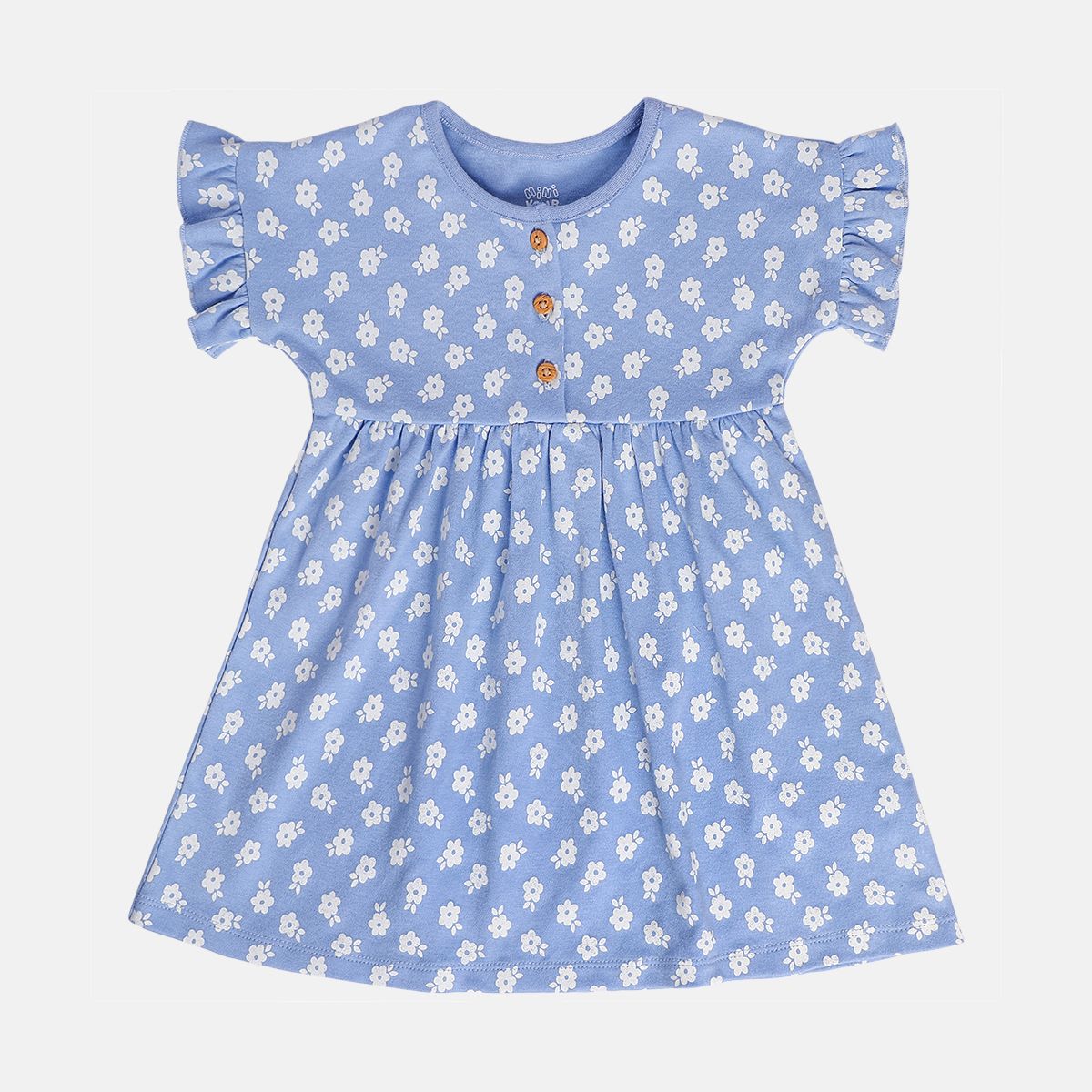 Girls Orange/Blue Dress