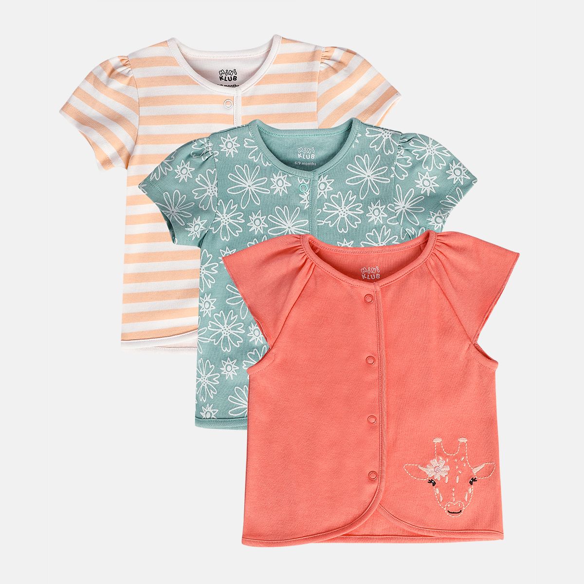 Girls Multi Front Open Front Open Vest