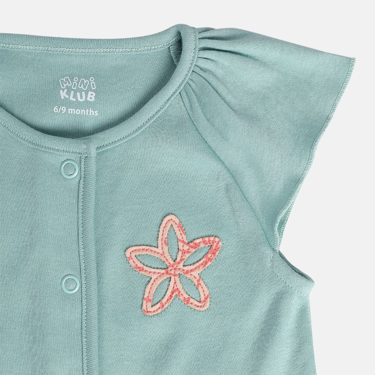 Girls White/Green/Red Front Open Front Open Vest