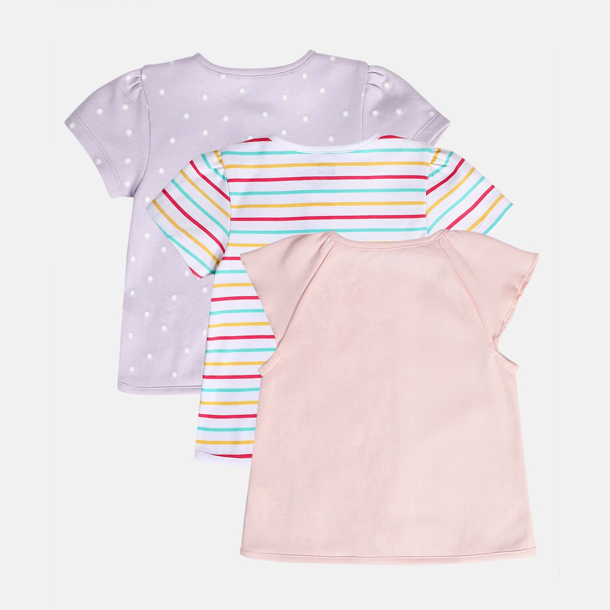 Girls White/Pink/Purple Front Open Front Open Vest
