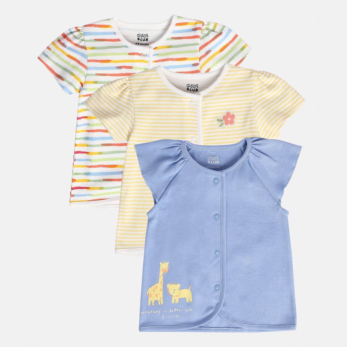 Girls Multi Front Open Front Open Vest