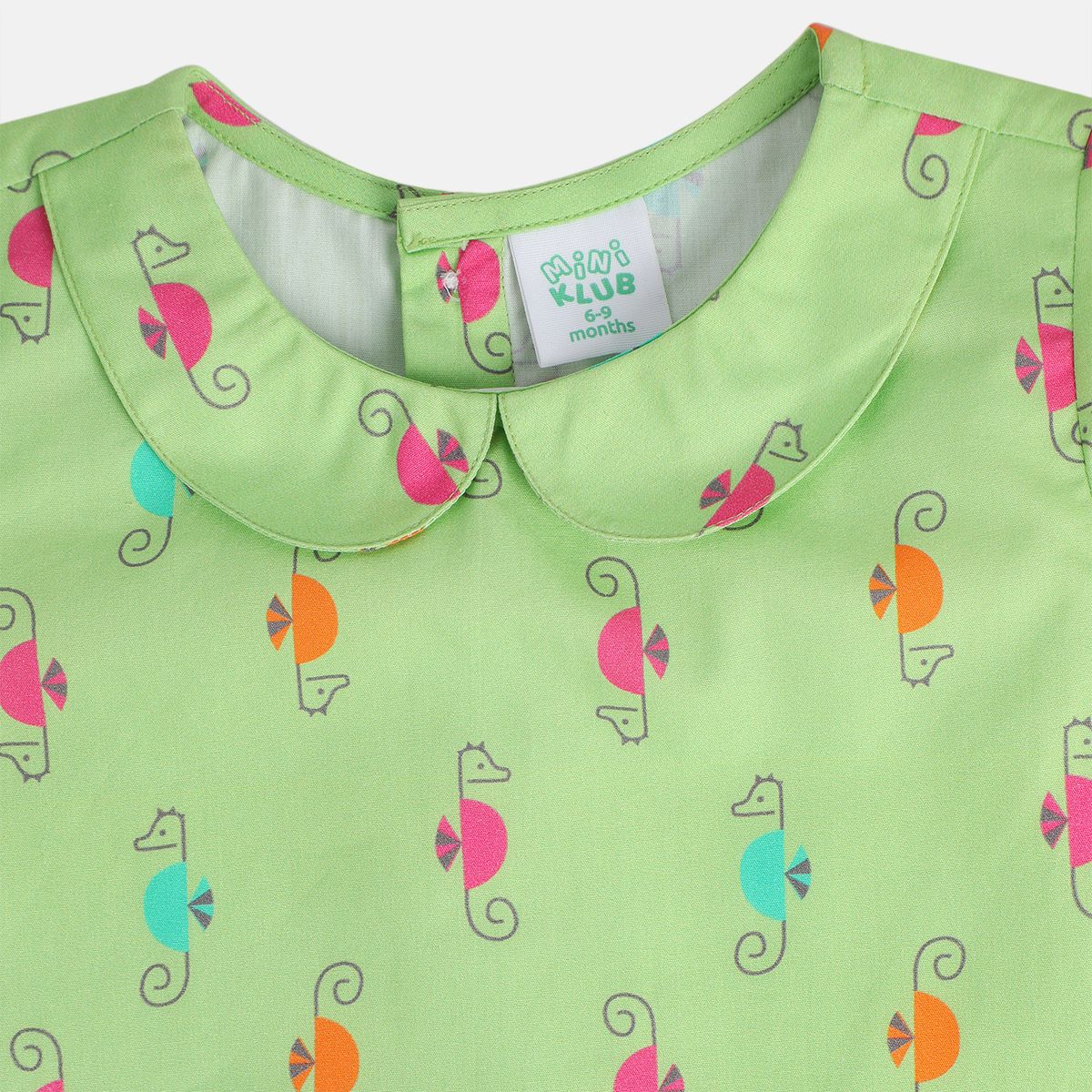 Girls Green Pack Of 1 Woven Top