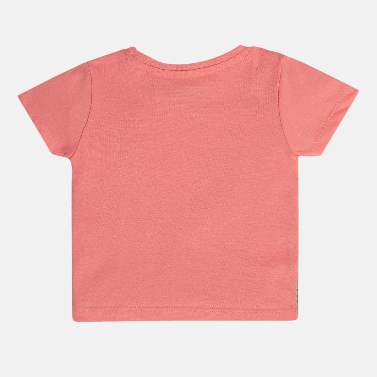 Girls Pink Short Sleeve Knit Top