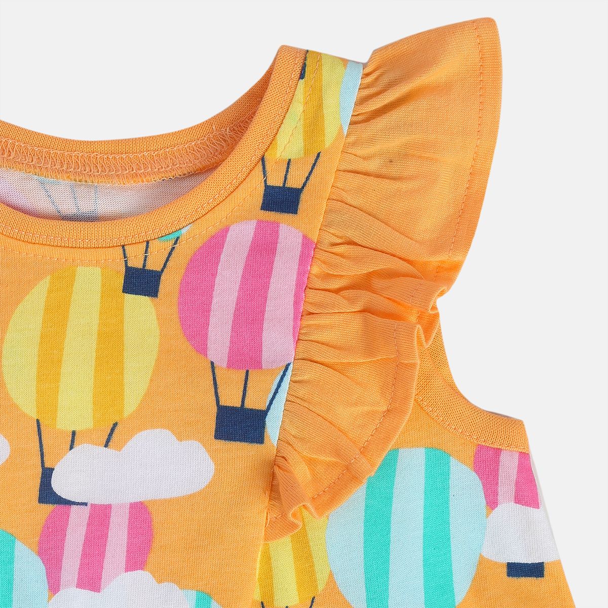 Girls Orange Pack Of 1 Knit Top