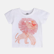 Girls White Pack Of 1 Knit Top