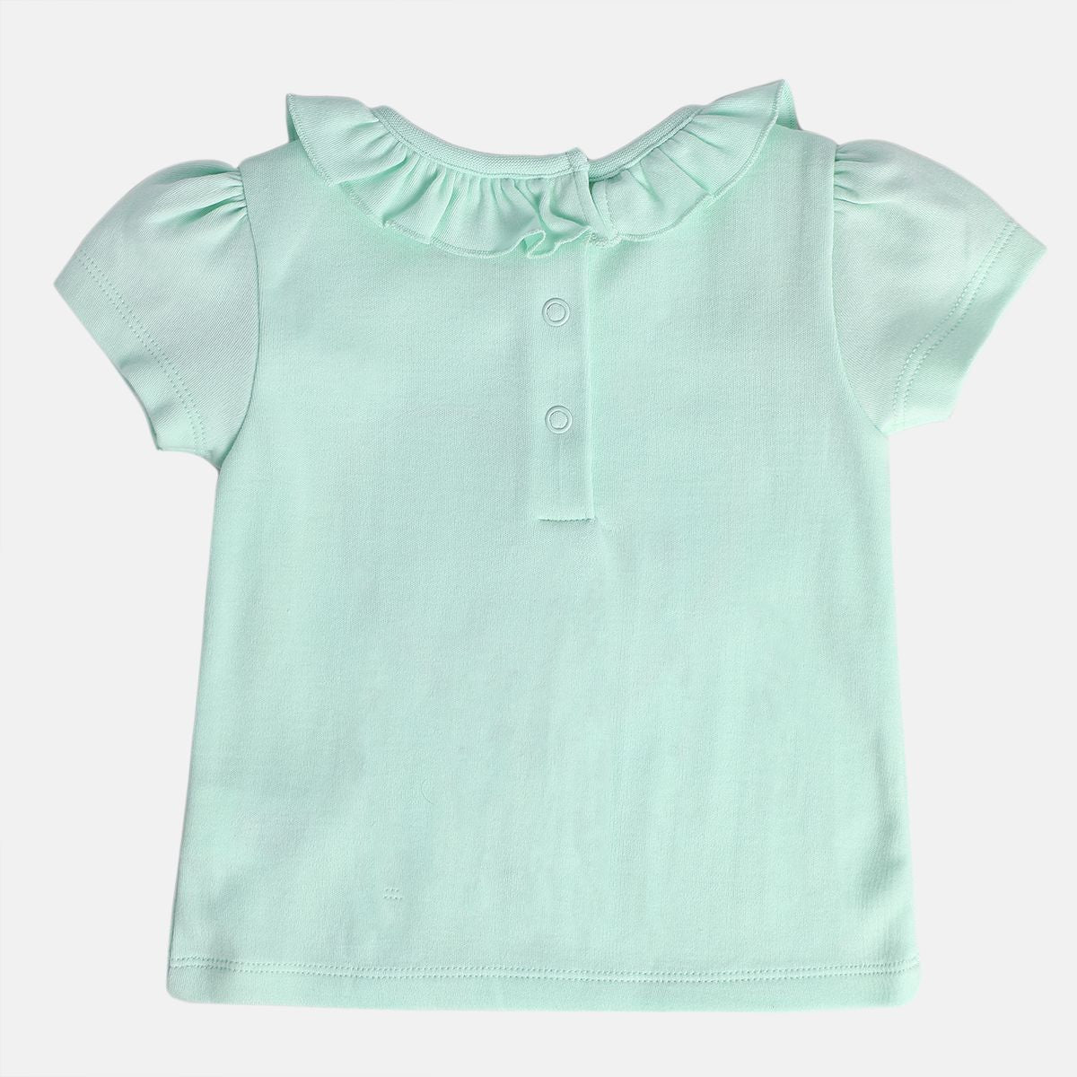 Girls Green Knit Top