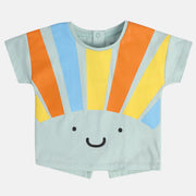 Girls Green Knit Top