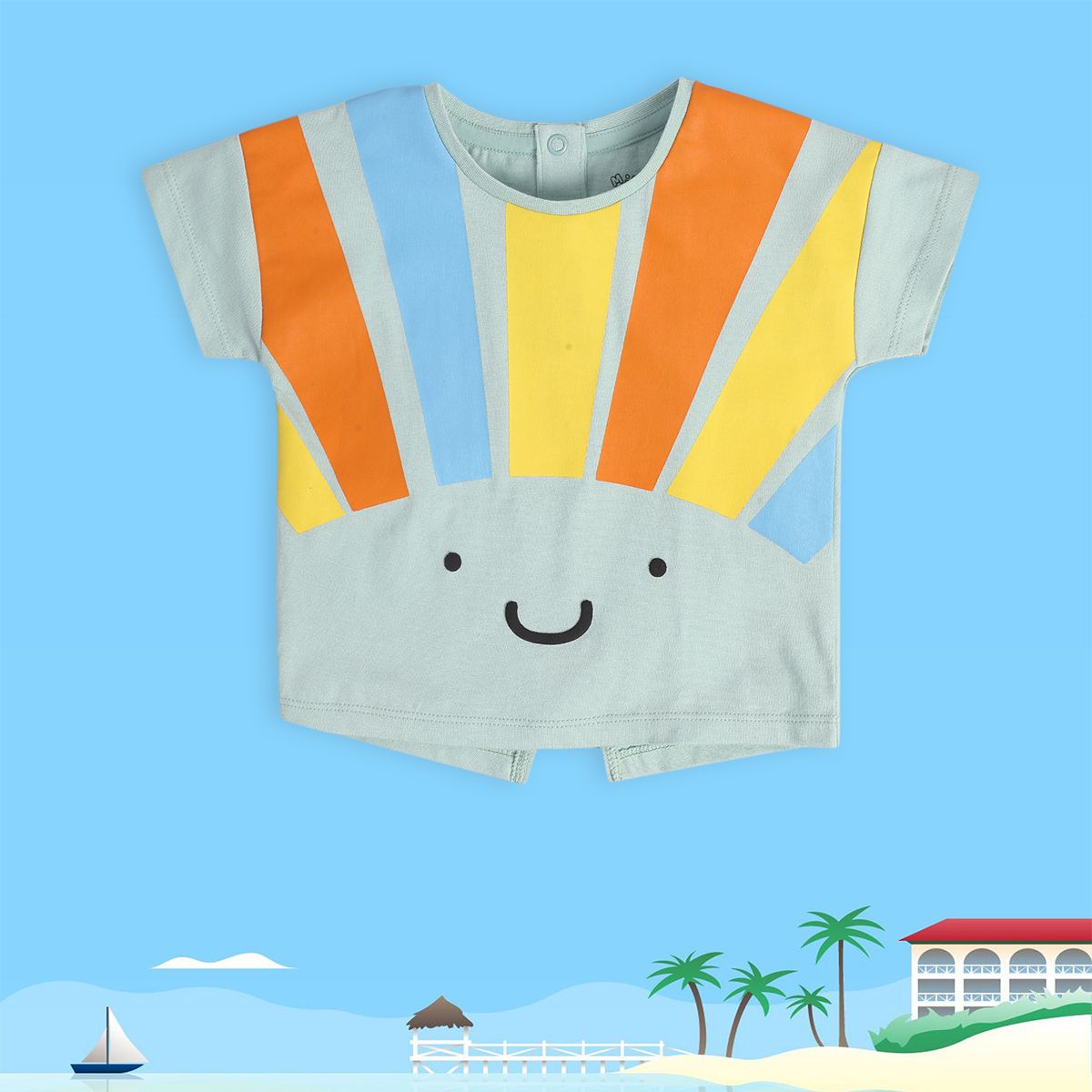 Girls Green Knit Top