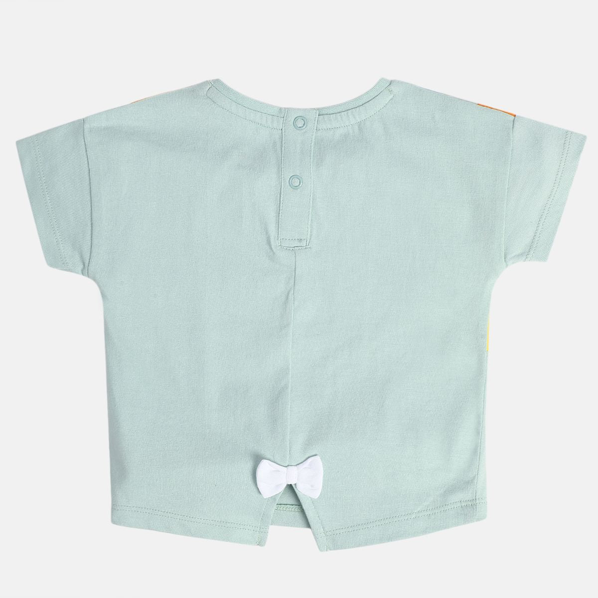 Girls Green Knit Top