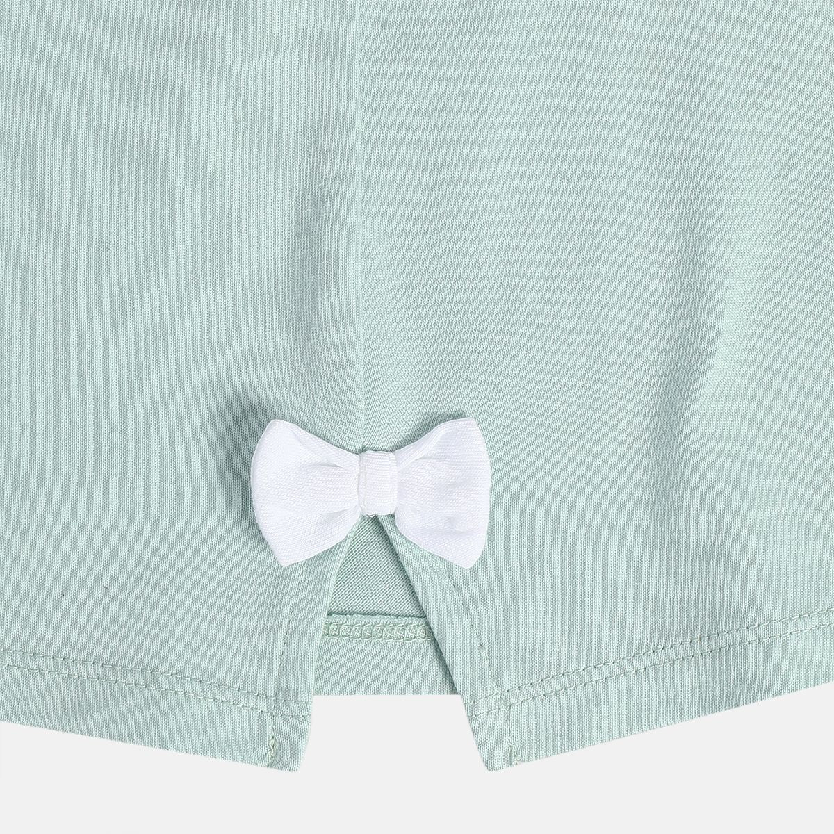 Girls Green Knit Top