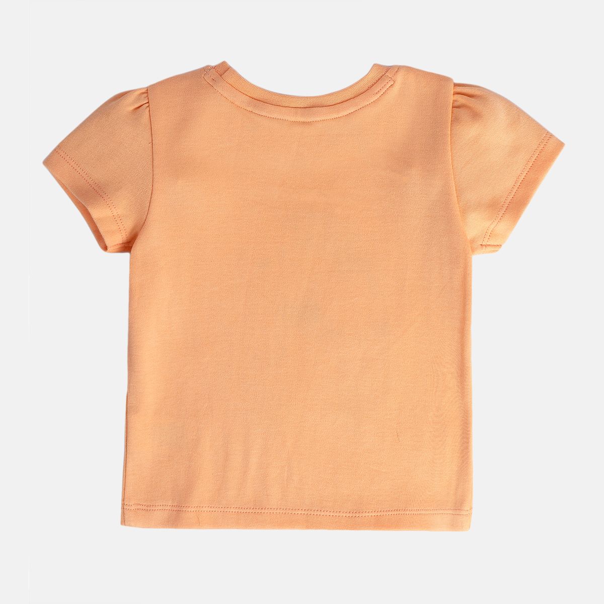 Girls Orange Knit Top