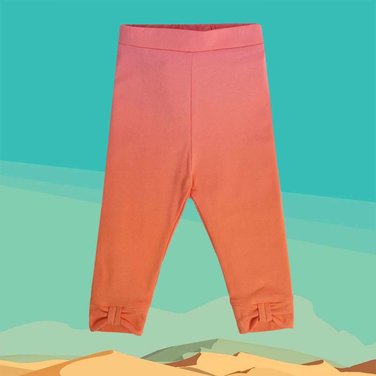 Girls Orange Legging
