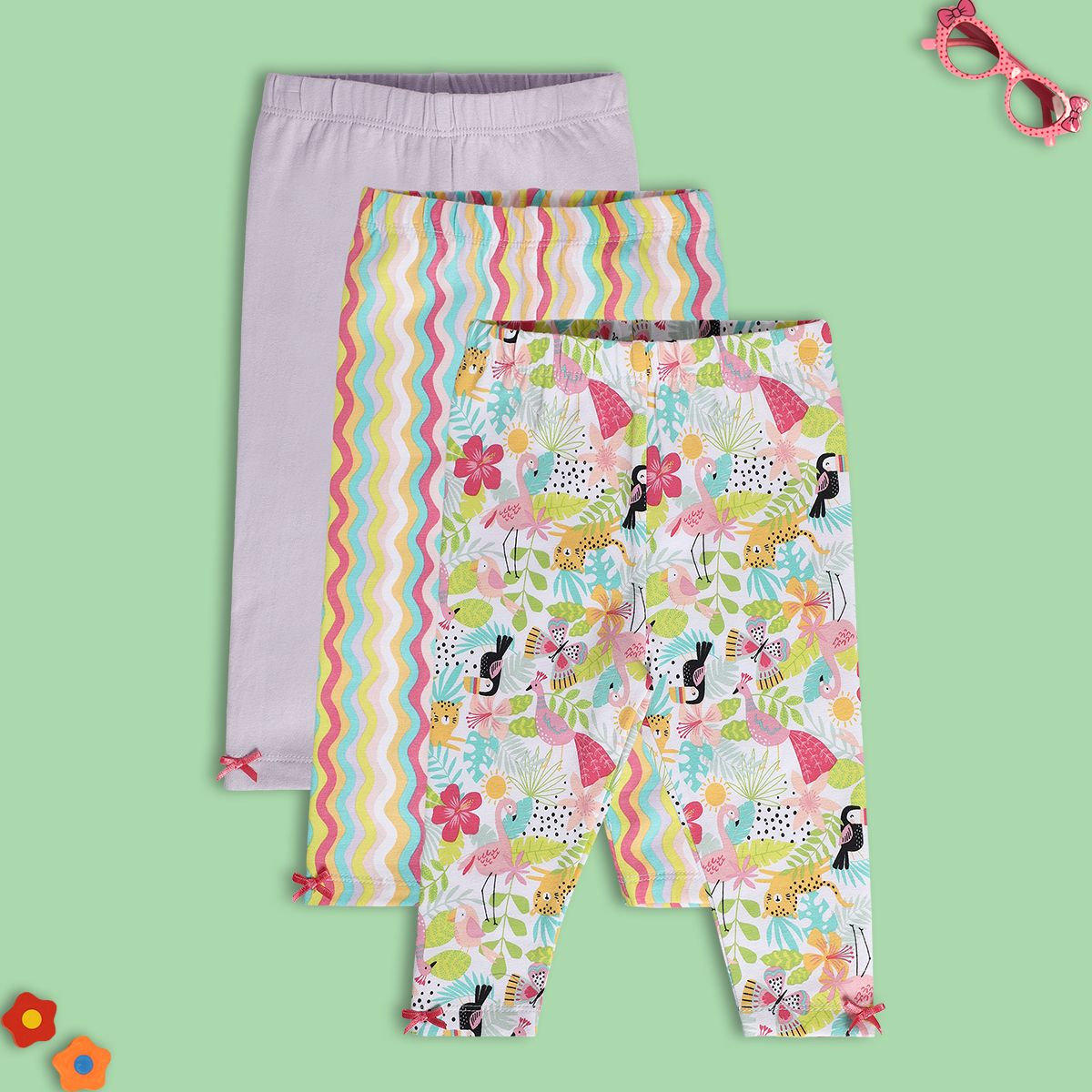 Girls Multi Legging