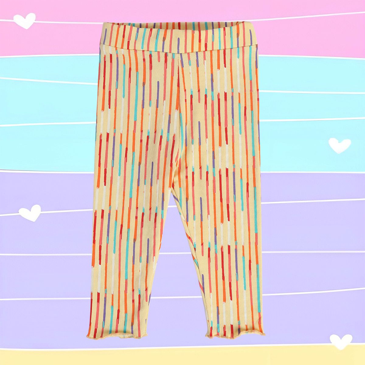 Girls Yellow Legging