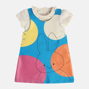 Girls White Pinny Set