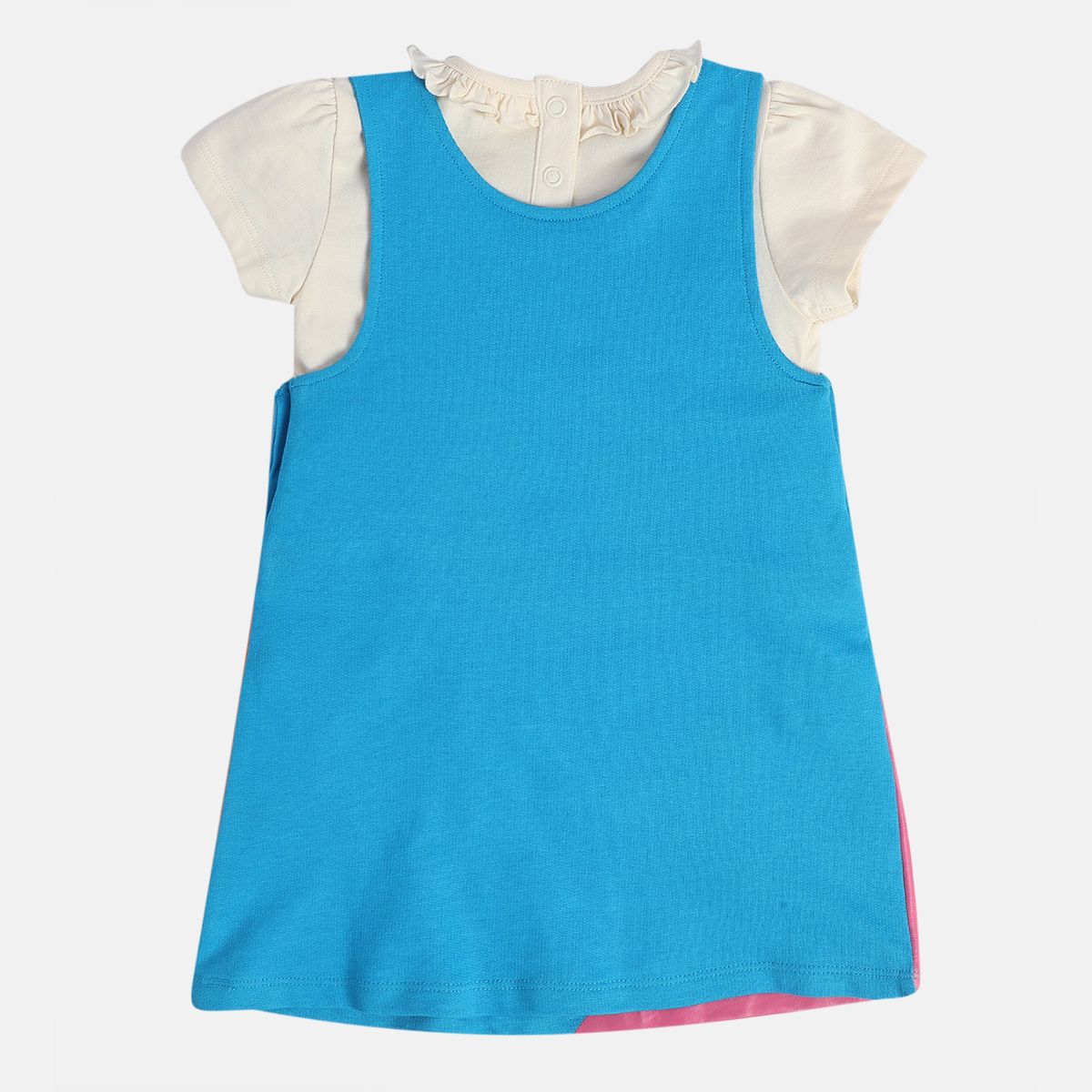 Girls White Pinny Set