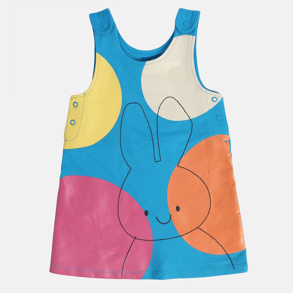 Girls White Pinny Set