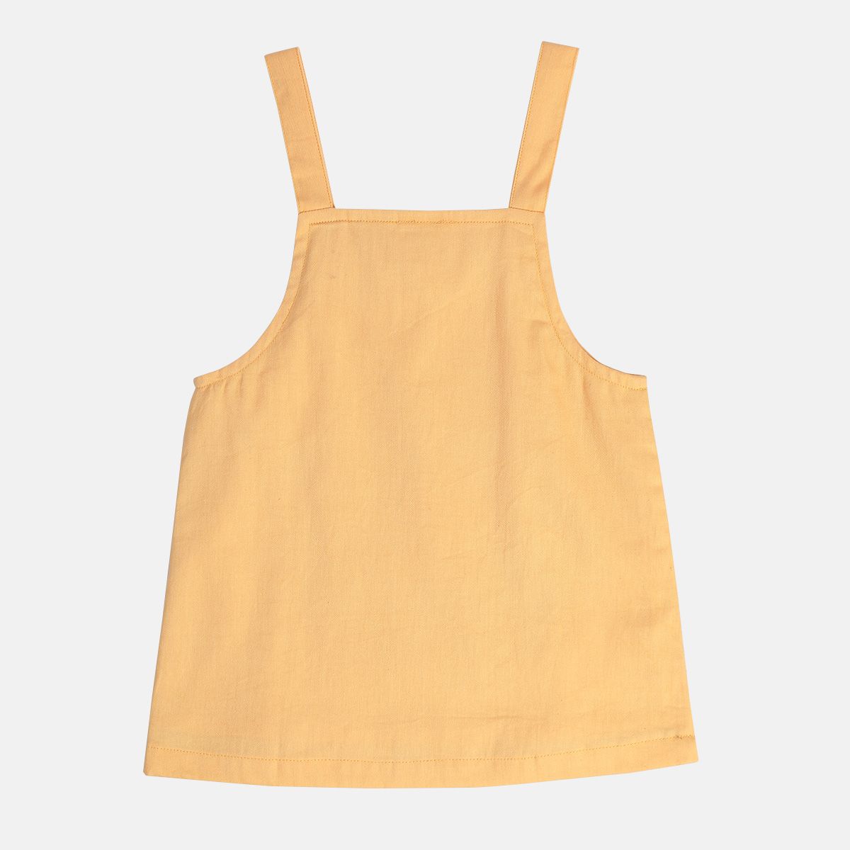 Girls Orange Pack Of 2 Pinny Set