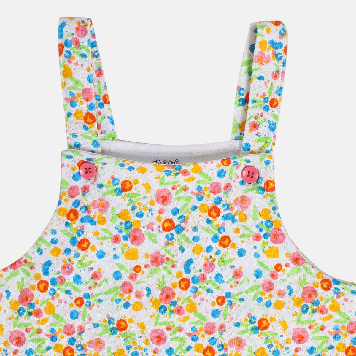 Girls White Pinny Set
