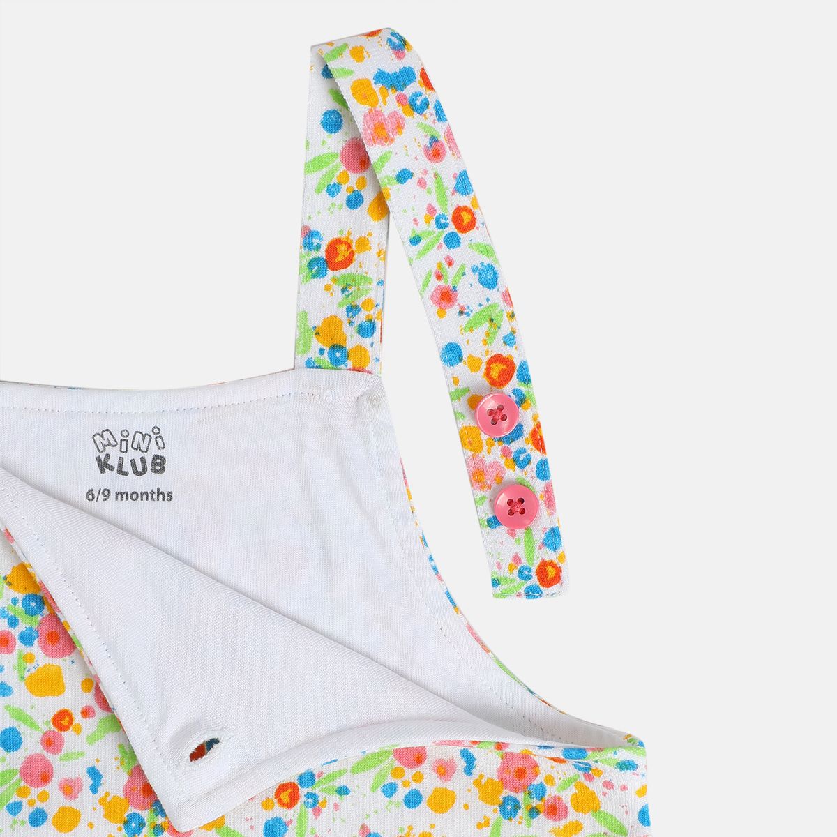 Girls White Pinny Set