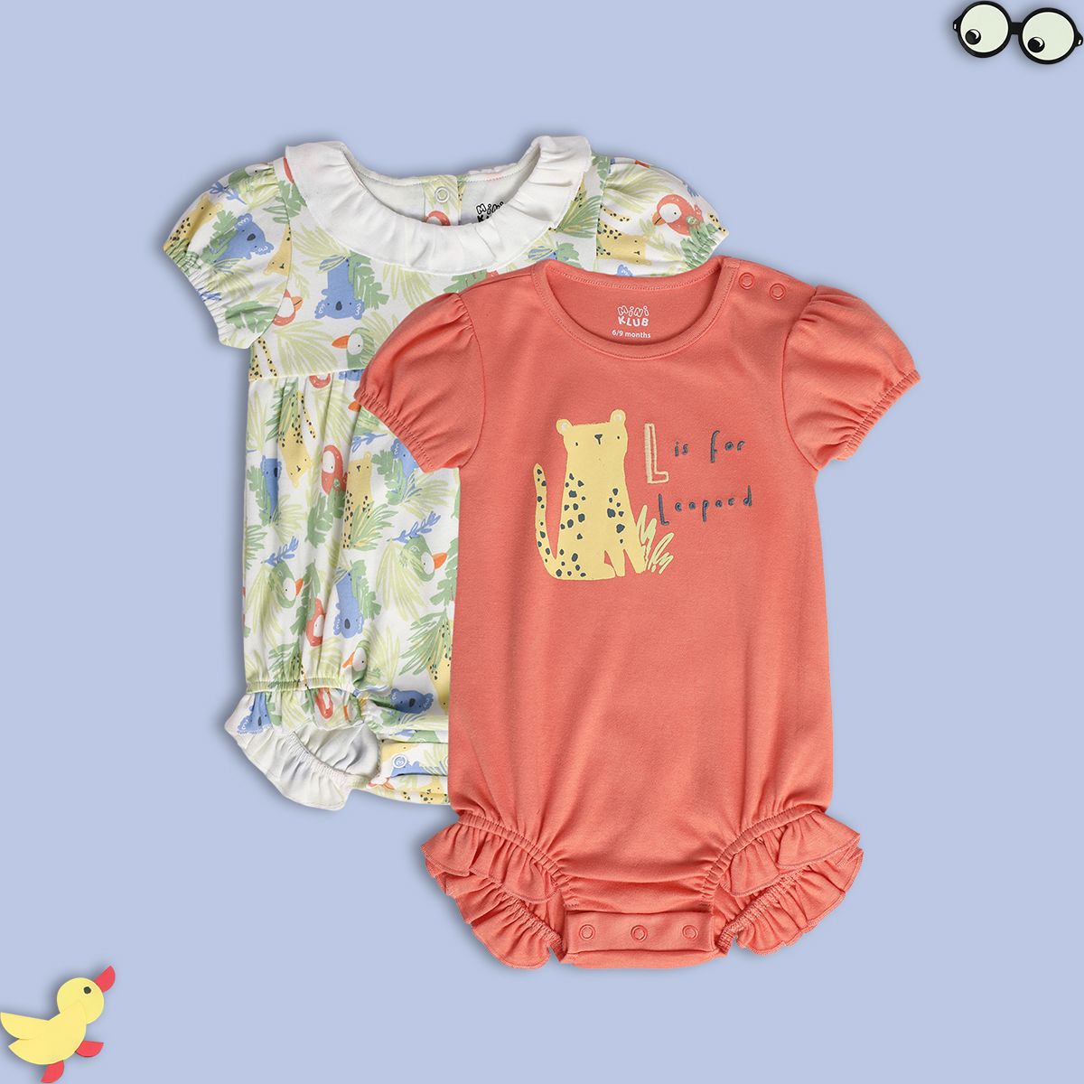 Girls Multi Romper