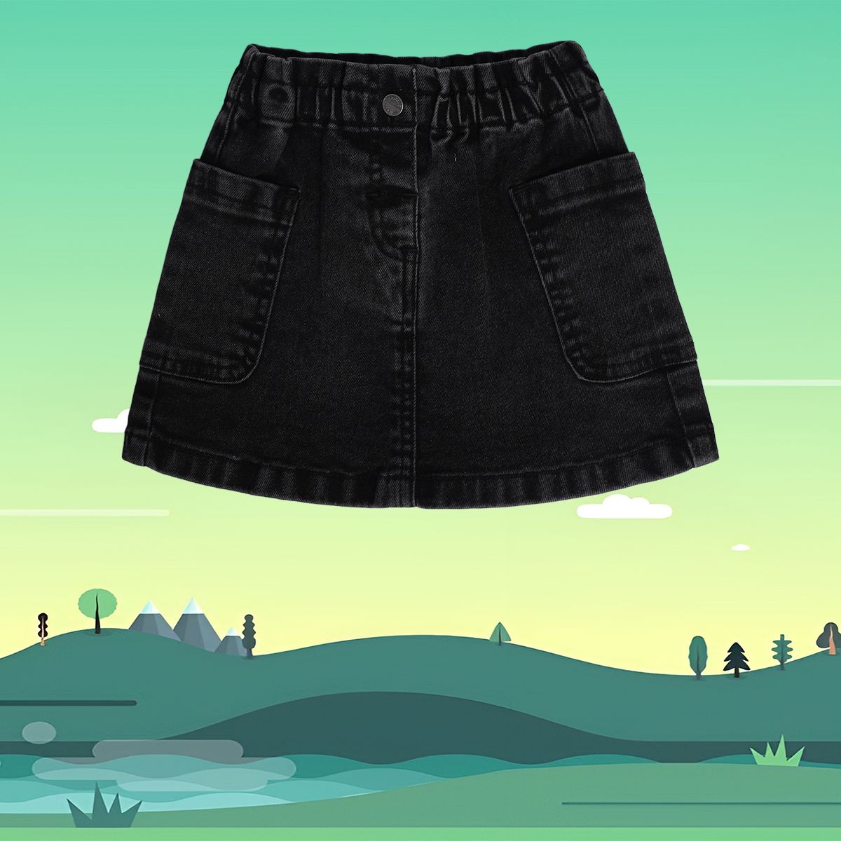 Girls Black Skirt