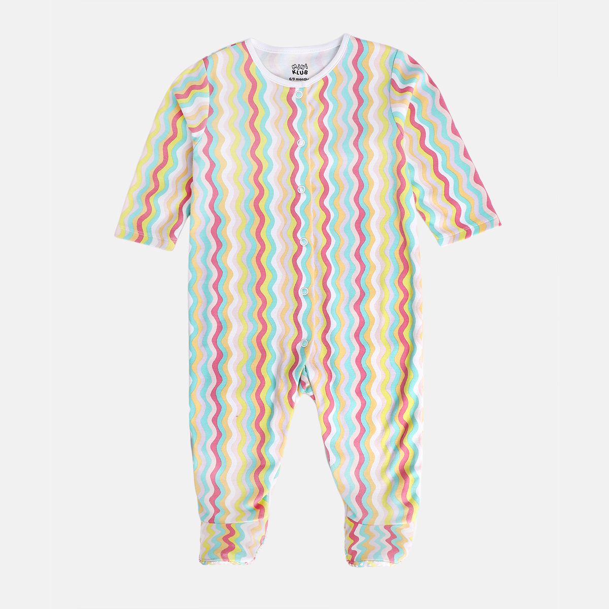 Girls Multi Front Open Sleep Suit