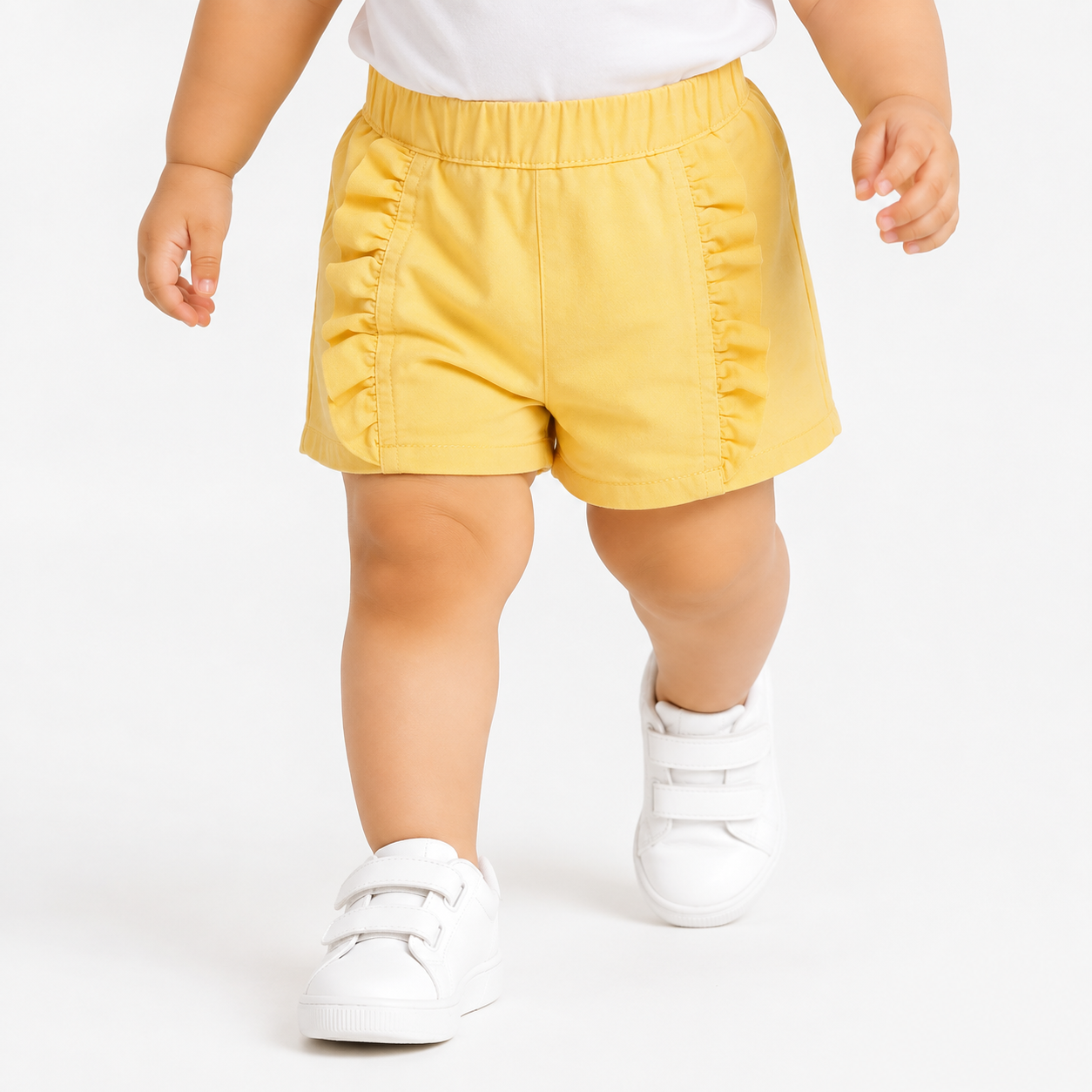 Girls Orange Shorts