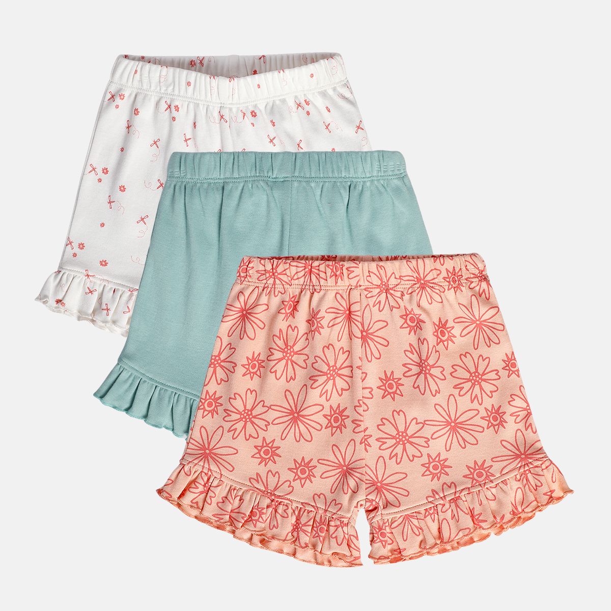 Girls Multi Shorts