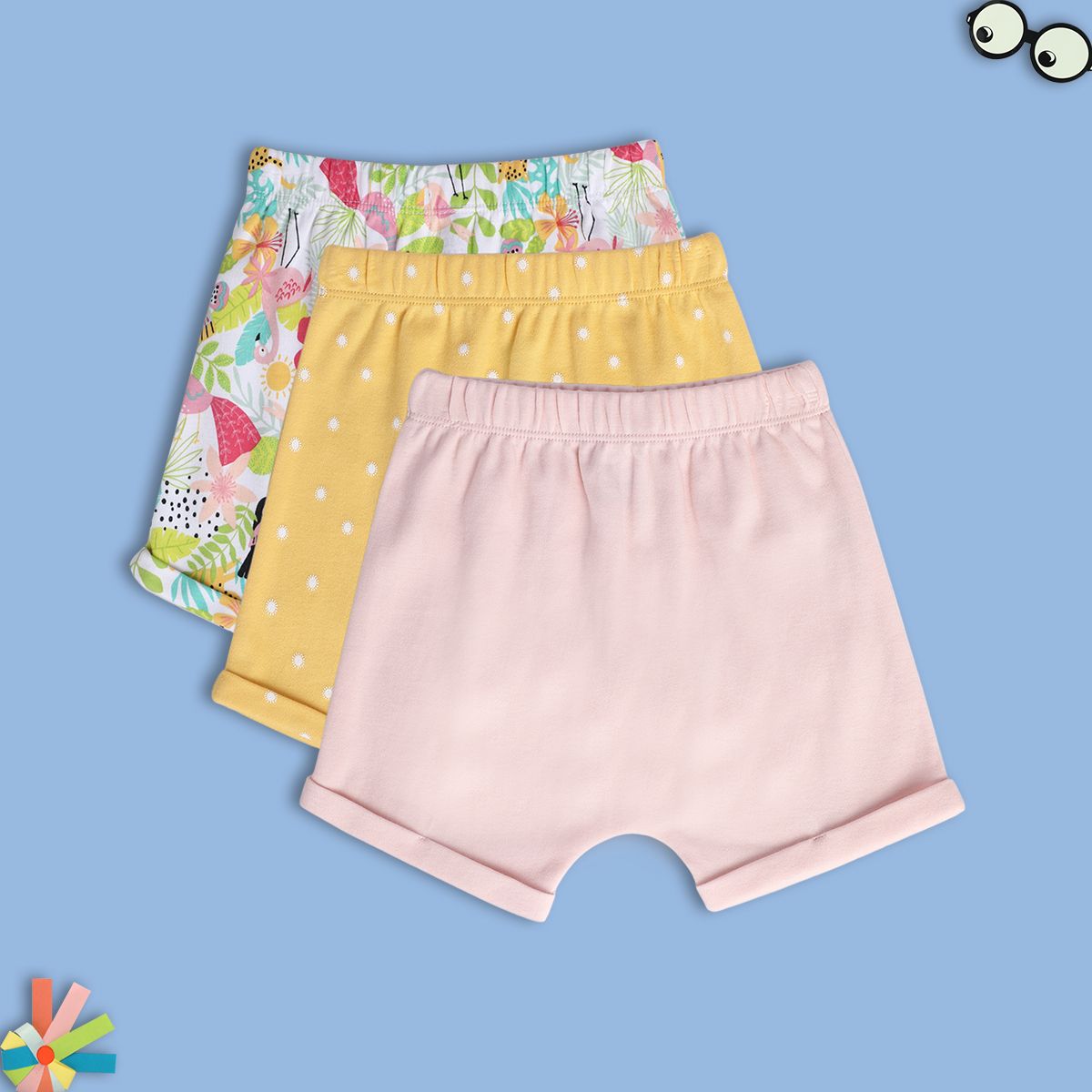 Girls Multi Shorts