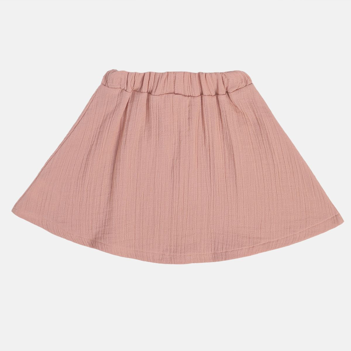 Baby Girls Solid Layered Top With Ruffle Straps , Pink