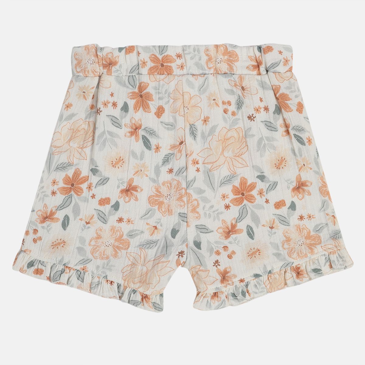 Girls White Cap Sleeve Top And Bottom