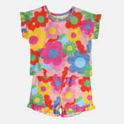 Girls Pink Top And Bottom