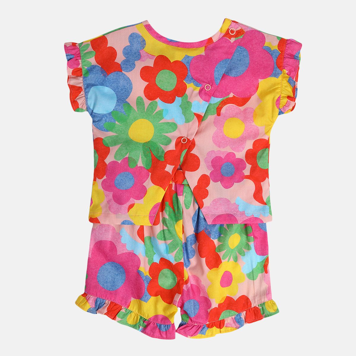 Girls Pink Top And Bottom