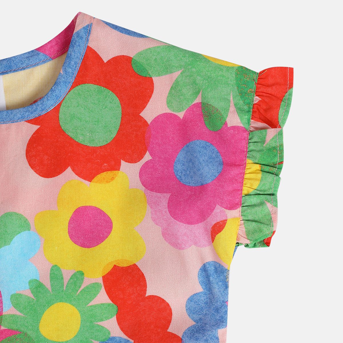 Girls Pink Top And Bottom